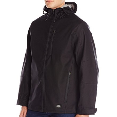 Dickies Men's Bonded Canvas Softshell Jacket with Hood $23.98 FREE Shipping on orders over $49