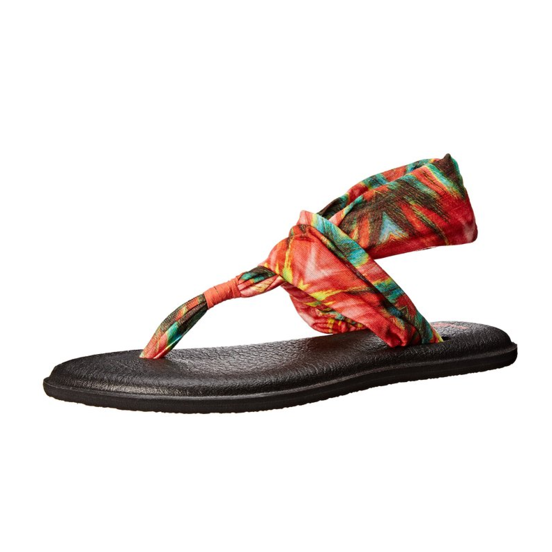 Sanuk Yoga Sling 2 Flip Flop 女款平底夾趾輕便布涼鞋, 現僅售$15.68