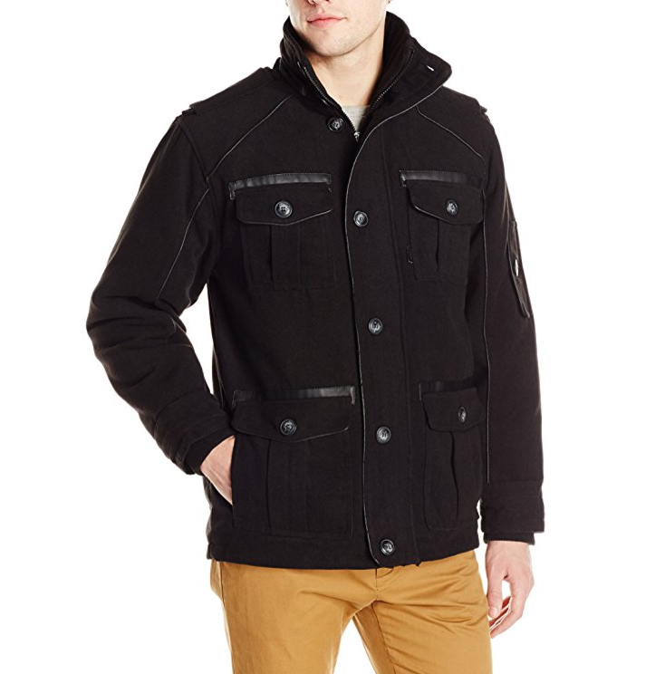 Sportier Men's Wool Quilted Coat only $12.67