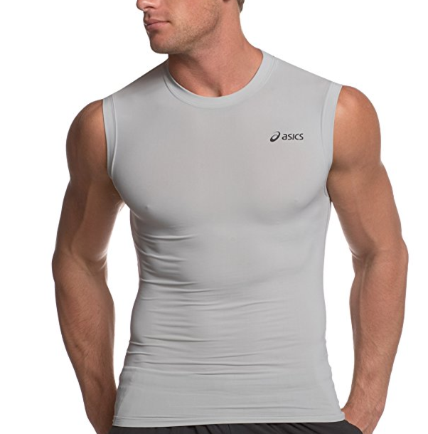 ASICS Men's Compression Sleeveless Running Shirt only $7.99