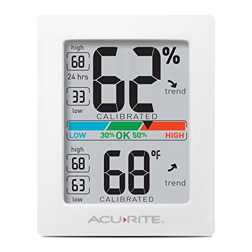 史低价！AcuRite 01083M 室内温度/湿度监视器，现仅售$14.99