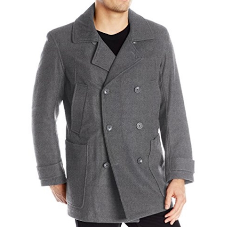 Marc New York by Andrew Marc Men's Mulberry Wool Peacoat with Removable Bib $29.59 FREE Shipping on orders over $49