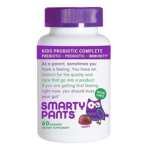 SmartyPants Probiotic & Prebiotic Immunity Gummies for Kids: 4 billion CFUs & Wellmune Prebiotic, ; GRAPE; 30 Day Supply, Only $8.02 , free shipping after clipping coupon and using SS