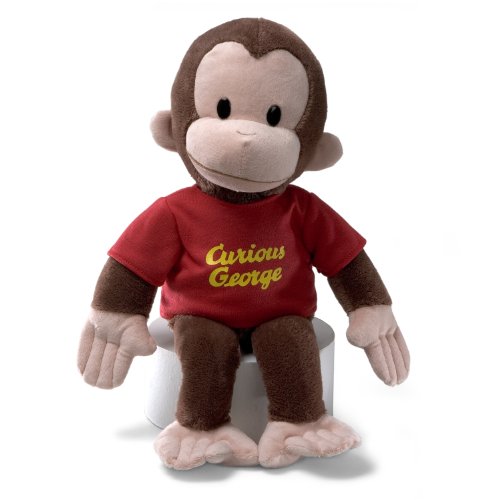 Gund Curious George 可爱的毛绒调皮小猴，16吋款，原价$25.00，现仅售$14.32