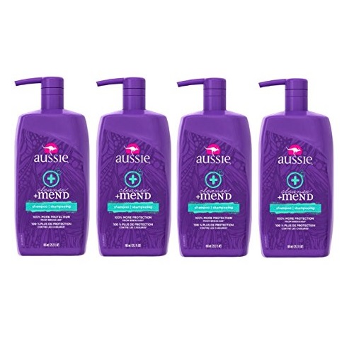 Aussie Shampoo Cleanse & Mend 29.2 Ounce Pump (Pack of 4), Only $24.26 after clipping coupon