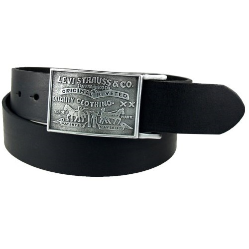 Levi's Men's 38MM Plaque Bridle Belt With Snap Closure, only  $13.63