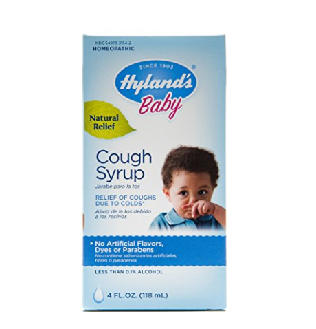 Hyland's 兒童止咳糖漿,4盎司, 現點擊coupon后僅售$5.92, 免運費！