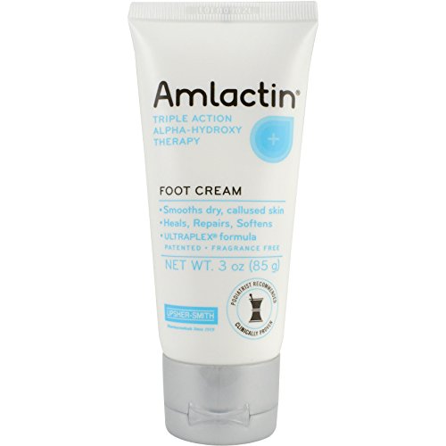 AmLactin Alpha-Hydroxy Therapy Foot Cream to Heal, Repair, Soften Dry, Callused Skin on Feet, Heels Podiatrist Approved 3 Ounce, Only $4.24, free shipping after clipping coupon and using SS