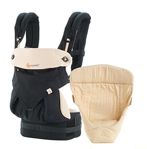史低價！Ergobaby 360 嬰兒4式背帶+嬰兒保護墊套裝，原價$180.00，現僅售$122.45，免運費