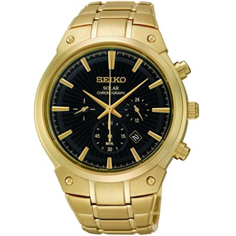 Seiko Men's SSC320 Analog Display Analog Quartz Gold Watch $172.98 FREE Shipping