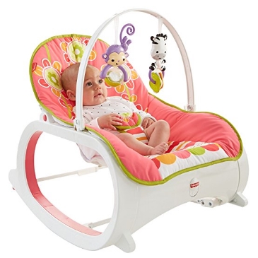 Fisher-Price费雪婴幼儿多功能摇椅，原价$44.99，现仅售$25.99 ，免运费。四色价格相近！