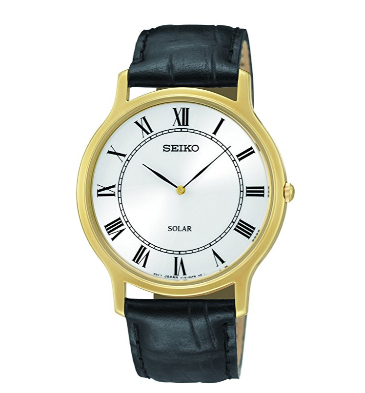 简约大气！精工Seiko SUP878男款石英手表, 现仅售$83.16, 免运费！