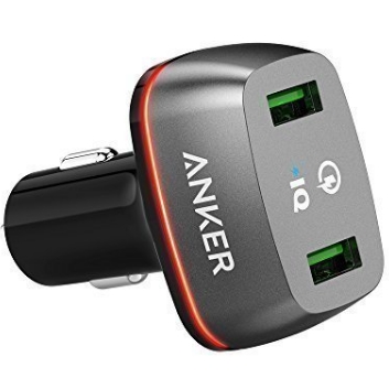 Anker QC2.0 36W双接口USB车载充电器$14.99