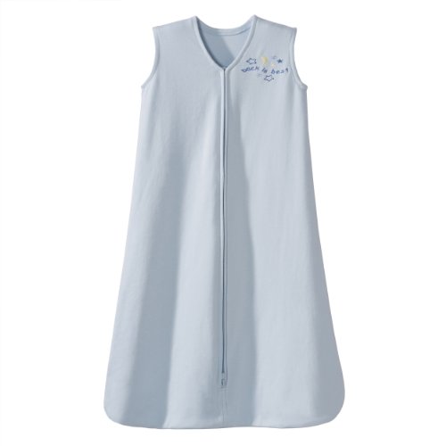 HALO SleepSack 100% Cotton Wearable Blanket, Baby Blue, Medium, Only $6.86
