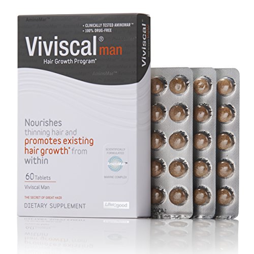 Viviscal Man Maximum Strength Hair Nourishment System, 60 Tablets, Only $25.00, You Save $7.34(23%)