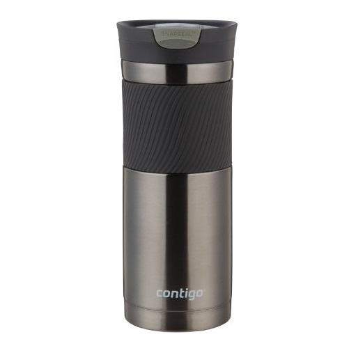 Contigo SnapSeal Byron Vacuum Insulated Stainless Steel Travel Mug, 20oz, Gunmetal, Only $8.10