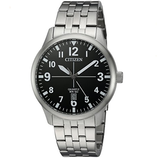 Citizen Men's Quartz Stainless Steel Casual Watch, Color:Silver-Toned (Model: BI1050-81F) $59.02 FREE Shipping