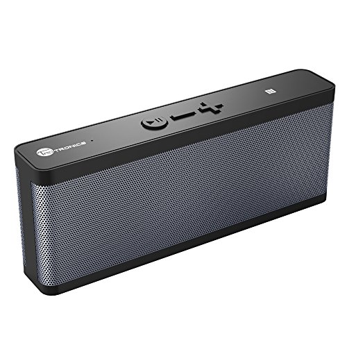 TaoTronics Wireless Water-resistant Bluetooth Speaker Pocket Boombox (Dual Stereo Drivers, Bluetooth 4.0 + EDR, NFC Pairing, 10 Hour Battery Life) for iPhone, iPad, Smartphones, Tablets, Only $9.99