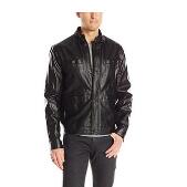 Kenneth Cole New York Men's Faux-Leather Moto Jacket, Only $17.44