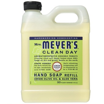 Mrs. Meyer's Liquid Hand Soap Refill, Lemon Verbena, 33 Fluid Ounce, only $4.78