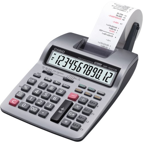 Casio Inc. HR-100TM Business Calculator, Only $12.99, You Save $5.17(28%)
