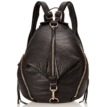 Rebecca Minkoff Julian Backpack Handbag, Black/Black,One Size $145 FREE Shipping
