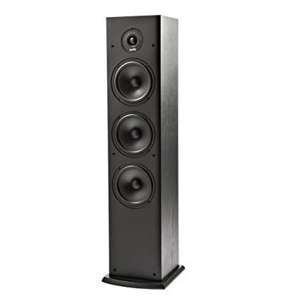 Polk Audio T50 Home Theater and Music Floor Standing Tower Speaker (Single, Black), Only $74.00, free shipping