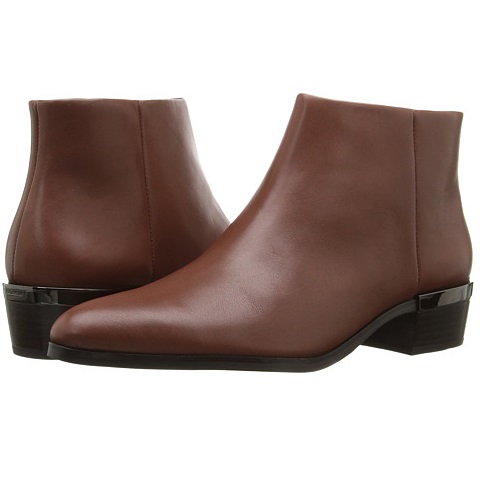 Coach Montana Women Pointed Toe Leather Brown Bootie, only $49.99, free shipping