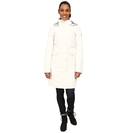 6PM：The North Face Suzanne 女士白色羽绒服帕克外套，原价 $470.00，现仅售$235.00，免运费