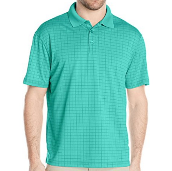 Haggar Men's Short Sleeve Windowpane Textured Knit Polo $3.54 FREE Shipping on orders over $49