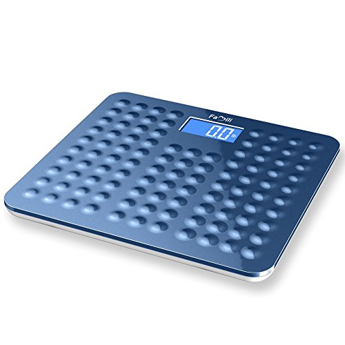 Famili Non Slip Accurate Digital Body Weight Bathroom Scale, 400lb/180kg, Blue, Only $10.99