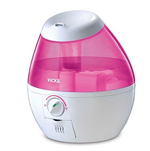 Vicks VUL520P Mini Filter Free Cool Mist Humidifier, Pink, Only $19.78 after clipping coupon