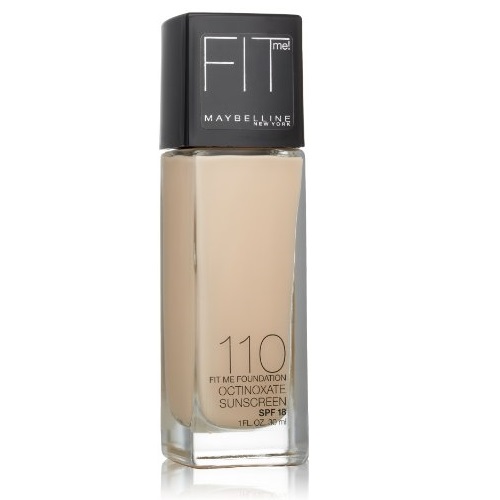 Maybelline New York Fit Me! Foundation, 110 Porcelain, SPF 18, 1 Fluid Ounce (Packaging may vary), Only $3.74, free shipping after clipping coupon and using SS