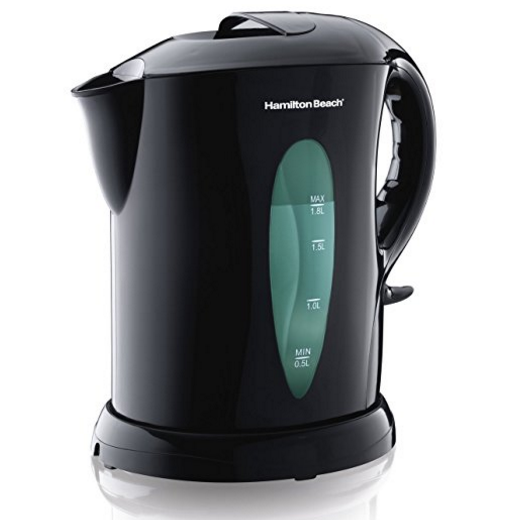 Hamilton Beach Electric Kettle, Cordless 1.8-Liter, Black (K6080A) $15 FREE Shipping on orders over $49