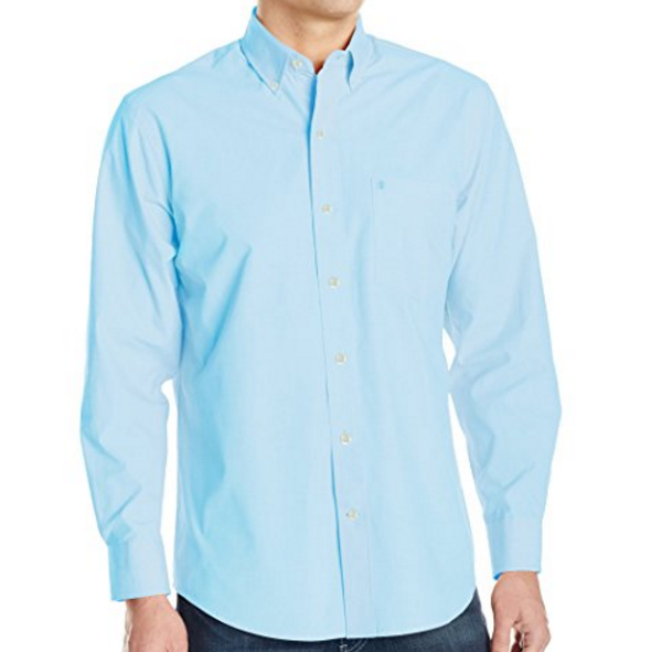 IZOD Men's Essential Solid Long Sleeve Shirt $12.18 FREE Shipping on orders over $25