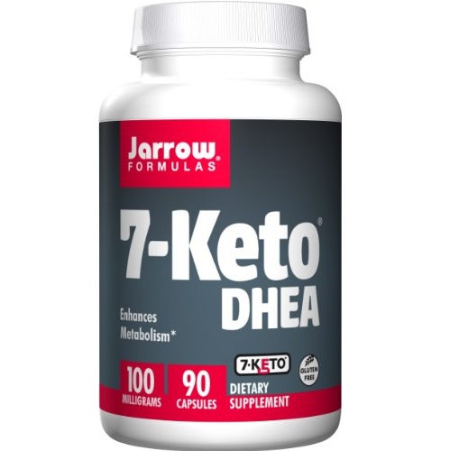 Jarrow Formulas 7-Keto DHEA, Enhances Metabolism, 100 mg, 90 Caps Only $25.95, free shipping after using SS