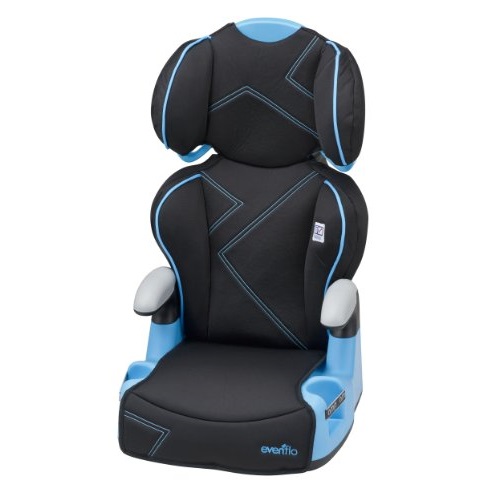 Evenflo AMP High Back Car Seat Booster, Blue Angles, only $32.99, free shipping