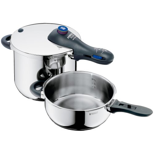 WMF Perfect Plus 6-1/2-liter and 3-liter Stainless-Steel Pressure Cookers with Interchangeable Locking Lid $149.99 FREE Shipping