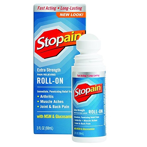 Stopain Extra Strength Pain Relief Roll-On, 3 Ounce, only $8.32, free shipping