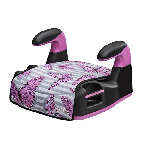 Evenflo AMP Select Car Booster Seat, Butterfly, Only $19.99