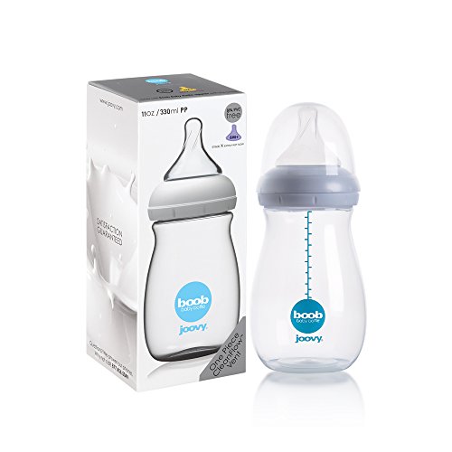 Joovy Boob PP Baby Bottle, Clear, 11 Ounce, Only $4.99 after clipping coupon