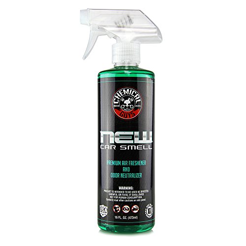 Chemical Guys AIR_101_16 New Car Smell Premium Air Freshener and Odor Eliminator (16 oz), Only $5.68 free shipping after clipping coupon and using SS