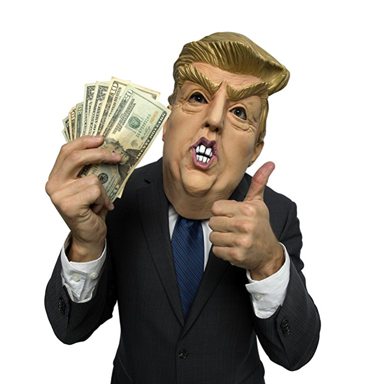 Rubie's Donald Politician Mask 特朗普面具, 現僅售$8.95