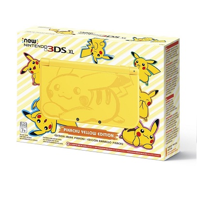 预售！Nintendo 任天堂Pikachu  皮卡丘黄色版 新Nintendo 3DS XL 掌机游戏机，现预售价$199.99，免运费