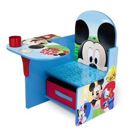 Delta Children 兒童木質連桌椅 帶收納盒，原價$42.99，現僅售$29.74，免運費