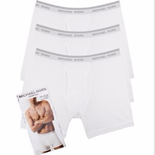 Michael Kors® 男式平角短裤3条装  特价仅售$9.11
