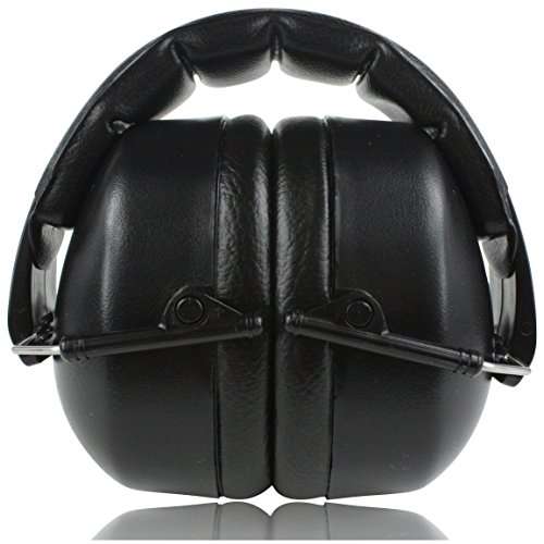 ClearArmor 141001 Safety Ear Muffs Shooters Hearing Protection Folding-Padded Head Band Ear Cups, Black (Certified S3.19 & EN352), Only  	$14.85