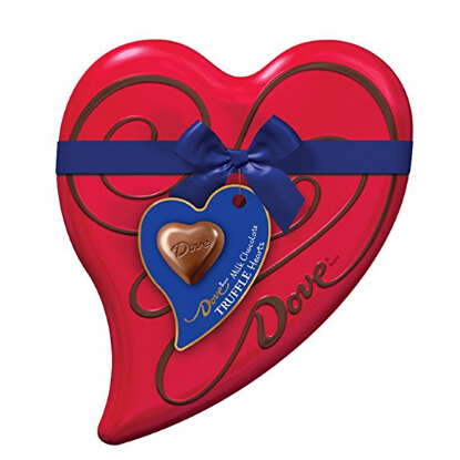 DOVE Valentine's Milk Chocolate Truffles Heart Gift Box 6.5-Ounce Tin  $8.32