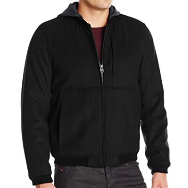 Levi's Men's Fashion Modern Varsity Bomber Jacket with Attached Hood $27.67 FREE Shipping