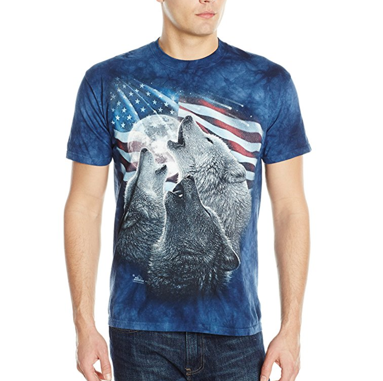 The Mountain Men's Wolf Trinity Adult T-Shirt only $12.45